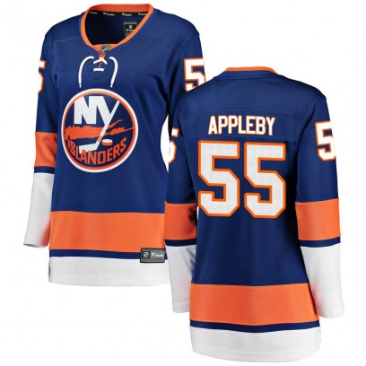 Women's Breakaway New York Islanders Kenneth Appleby Fanatics Branded Home Jersey - Blue