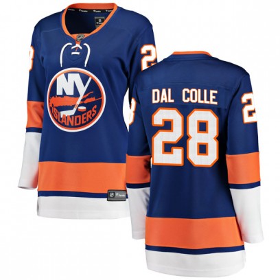 Women's Breakaway New York Islanders Michael Dal Colle Fanatics Branded Home Jersey - Blue
