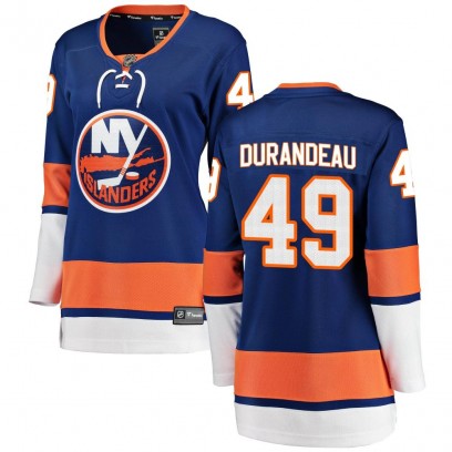 Women's Breakaway New York Islanders Arnaud Durandeau Fanatics Branded Home Jersey - Blue