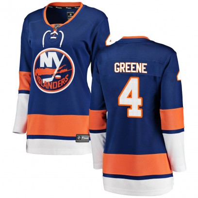 Women's Breakaway New York Islanders Andy Greene Fanatics Branded ized Home Jersey - Blue