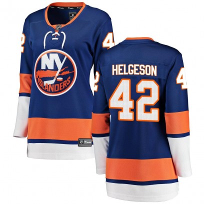 Women's Breakaway New York Islanders Seth Helgeson Fanatics Branded Home Jersey - Blue