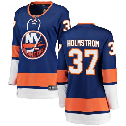 Women's Breakaway New York Islanders Simon Holmstrom Fanatics Branded Home Jersey - Blue