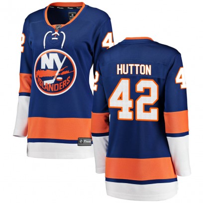 Women's Breakaway New York Islanders Grant Hutton Fanatics Branded Home Jersey - Blue