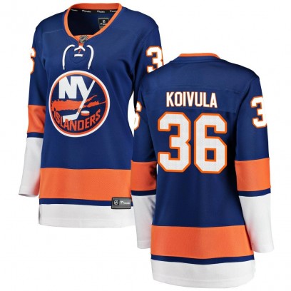 Women's Breakaway New York Islanders Otto Koivula Fanatics Branded Home Jersey - Blue