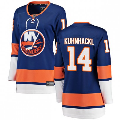 Women's Breakaway New York Islanders Tom Kuhnhackl Fanatics Branded Home Jersey - Blue