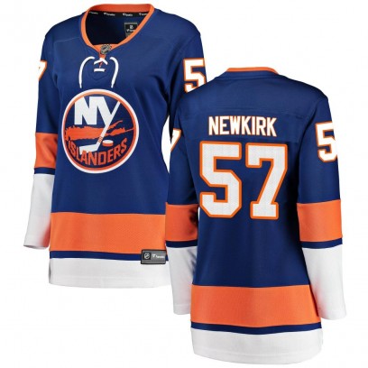 Women's Breakaway New York Islanders Reece Newkirk Fanatics Branded Home Jersey - Blue