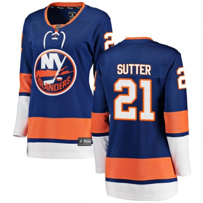 Women's Breakaway New York Islanders Brent Sutter Fanatics Branded Home Jersey - Blue