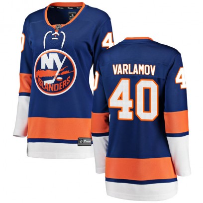 Women's Breakaway New York Islanders Semyon Varlamov Fanatics Branded Home Jersey - Blue