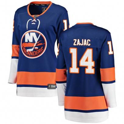 Women's Breakaway New York Islanders Travis Zajac Fanatics Branded Home Jersey - Blue