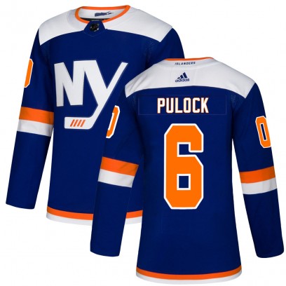 Men's Authentic New York Islanders Ryan Pulock Adidas Alternate Jersey - Blue