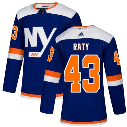 Men's Authentic New York Islanders Aatu Raty Adidas Alternate Jersey - Blue