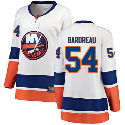 Women's Breakaway New York Islanders Cole Bardreau Fanatics Branded Away Jersey - White