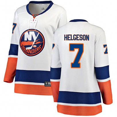 Women's Breakaway New York Islanders Seth Helgeson Fanatics Branded Away Jersey - White