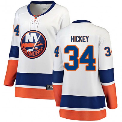 Women's Breakaway New York Islanders Thomas Hickey Fanatics Branded Away Jersey - White