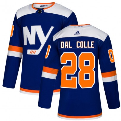 Youth Authentic New York Islanders Michael Dal Colle Adidas Alternate Jersey - Blue