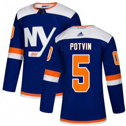 Youth Authentic New York Islanders Denis Potvin Adidas Alternate Jersey - Blue