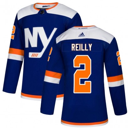 Youth Authentic New York Islanders Mike Reilly Adidas Alternate Jersey - Blue