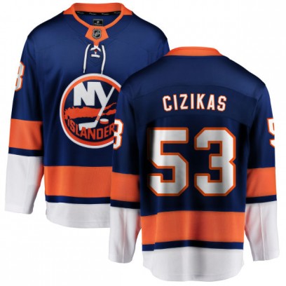 Youth Breakaway New York Islanders Casey Cizikas Fanatics Branded Home Jersey - Blue