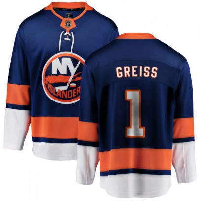 Youth Breakaway New York Islanders Thomas Greiss Fanatics Branded Home Jersey - Blue