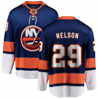 Men's Breakaway New York Islanders Brock Nelson Fanatics Branded Home Jersey - Blue