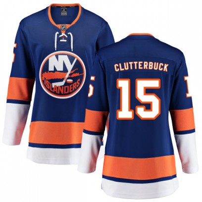 Women's Breakaway New York Islanders Cal Clutterbuck Fanatics Branded Home Jersey - Blue