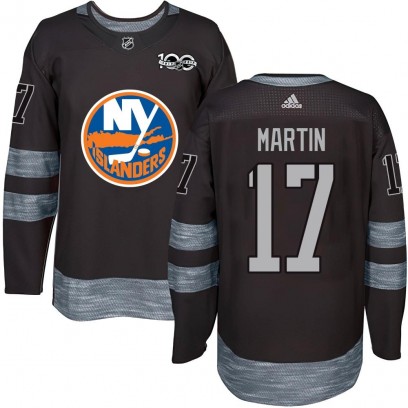Men's Authentic New York Islanders Matt Martin 1917-2017 100th Anniversary Jersey - Black