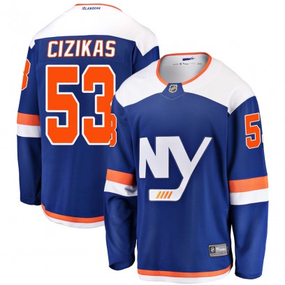 Youth Breakaway New York Islanders Casey Cizikas Fanatics Branded Alternate Jersey - Blue