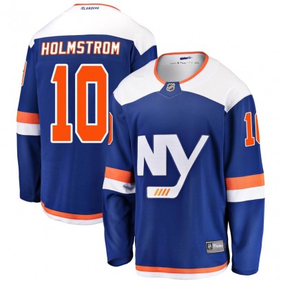 Youth Breakaway New York Islanders Simon Holmstrom Fanatics Branded Alternate Jersey - Blue