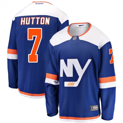 Youth Breakaway New York Islanders Grant Hutton Fanatics Branded Alternate Jersey - Blue