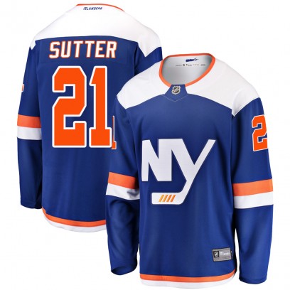 Youth Breakaway New York Islanders Brent Sutter Fanatics Branded Alternate Jersey - Blue