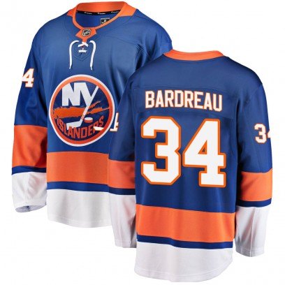 Youth Breakaway New York Islanders Cole Bardreau Fanatics Branded Home Jersey - Blue