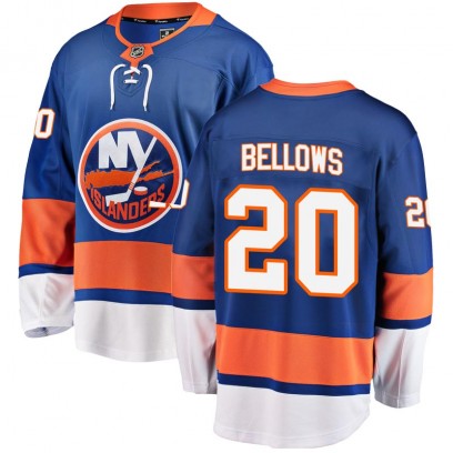 Youth Breakaway New York Islanders Kieffer Bellows Fanatics Branded Home Jersey - Blue