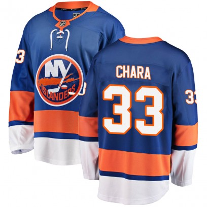 Youth Breakaway New York Islanders Zdeno Chara Fanatics Branded Home Jersey - Blue