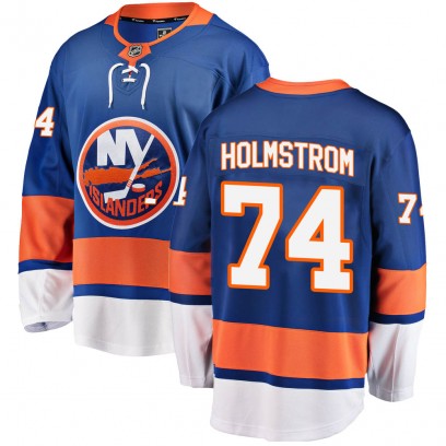 Youth Breakaway New York Islanders Simon Holmstrom Fanatics Branded Home Jersey - Blue