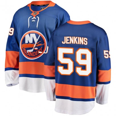 Youth Breakaway New York Islanders Blade Jenkins Fanatics Branded Home Jersey - Blue