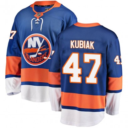 Youth Breakaway New York Islanders Jeff Kubiak Fanatics Branded Home Jersey - Blue