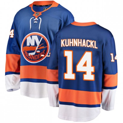 Youth Breakaway New York Islanders Tom Kuhnhackl Fanatics Branded Home Jersey - Blue
