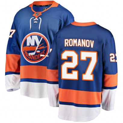 Youth Breakaway New York Islanders Alexander Romanov Fanatics Branded Home Jersey - Blue