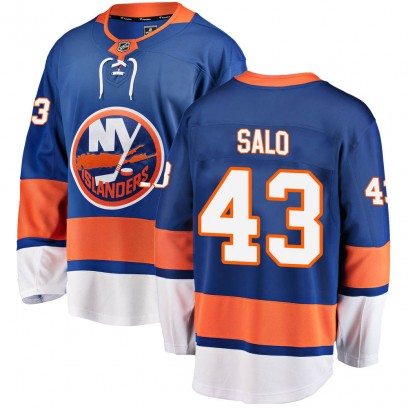Youth Breakaway New York Islanders Robin Salo Fanatics Branded Home Jersey - Blue