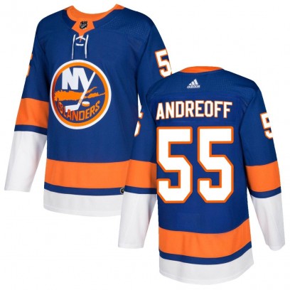Men's Authentic New York Islanders Andy Andreoff Adidas Home Jersey - Royal