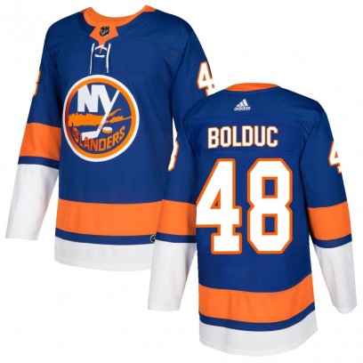 Men's Authentic New York Islanders Samuel Bolduc Adidas Home Jersey - Royal