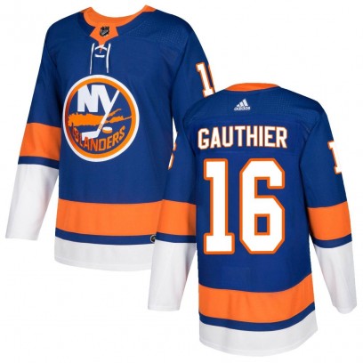 Men's Authentic New York Islanders Julien Gauthier Adidas Home Jersey - Royal