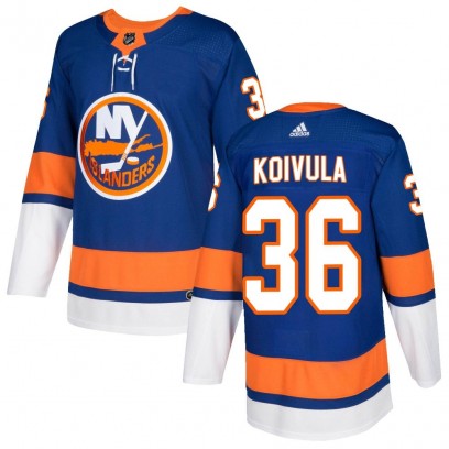 Men's Authentic New York Islanders Otto Koivula Adidas Home Jersey - Royal