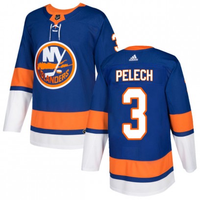 Men's Authentic New York Islanders Adam Pelech Adidas Home Jersey - Royal