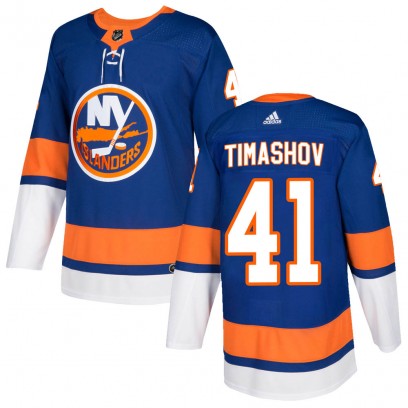 Men's Authentic New York Islanders Dmytro Timashov Adidas Home Jersey - Royal