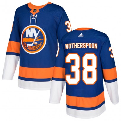 Men's Authentic New York Islanders Parker Wotherspoon Adidas Home Jersey - Royal