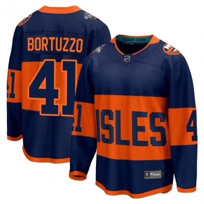 Men's Breakaway New York Islanders Robert Bortuzzo Fanatics Branded 2024 Stadium Series Jersey - Navy