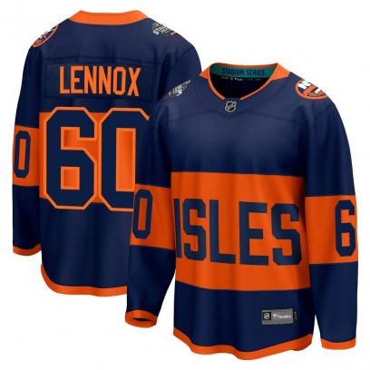 Men's Breakaway New York Islanders Tristan Lennox Fanatics Branded 2024 Stadium Series Jersey - Navy