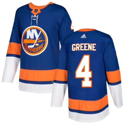 Youth Authentic New York Islanders Andy Greene Adidas ized Royal Home Jersey - Green