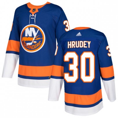 Youth Authentic New York Islanders Kelly Hrudey Adidas Home Jersey - Royal